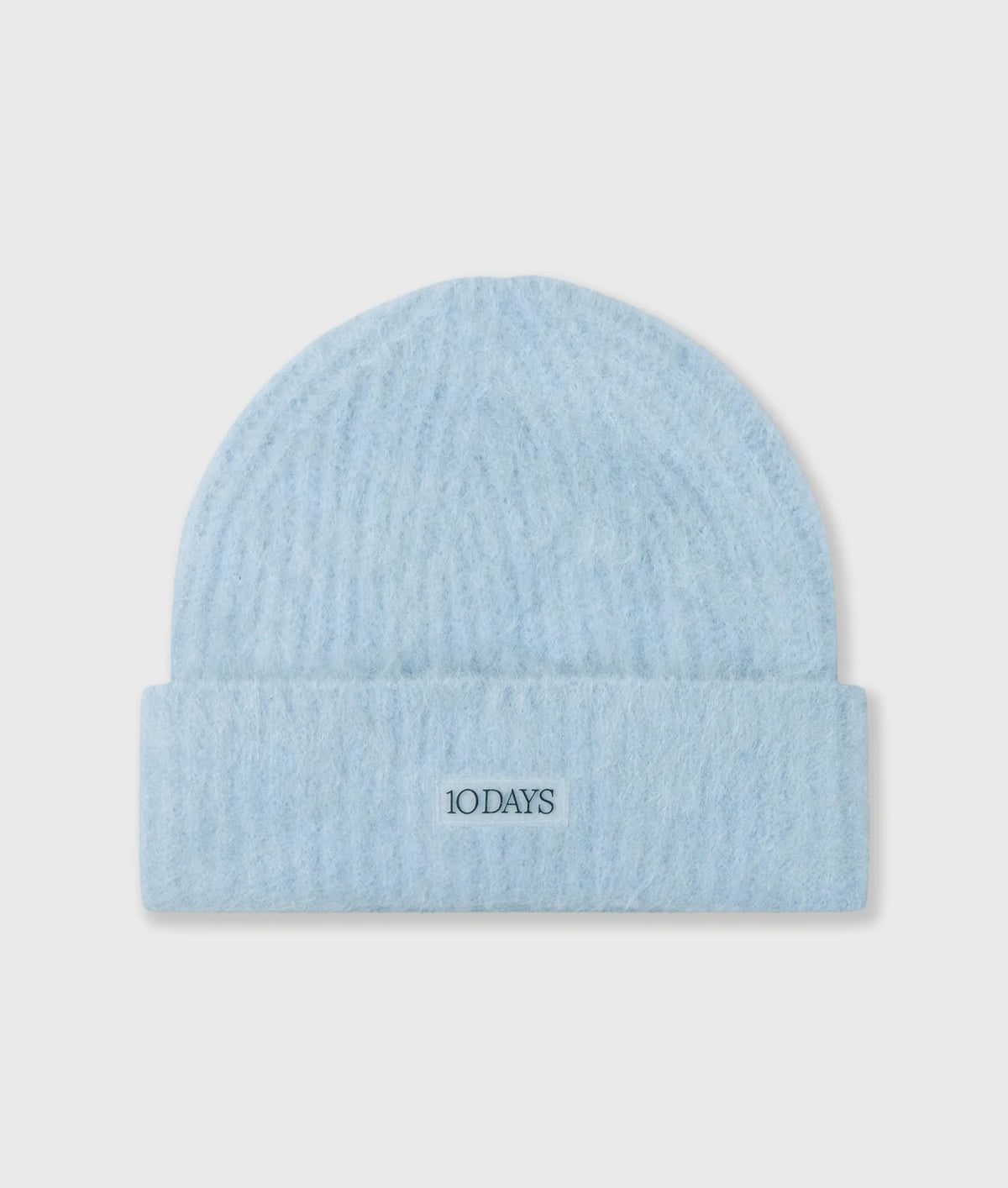10DAYS AMSTERDAM Hairy Knit Beanie Angel Blue