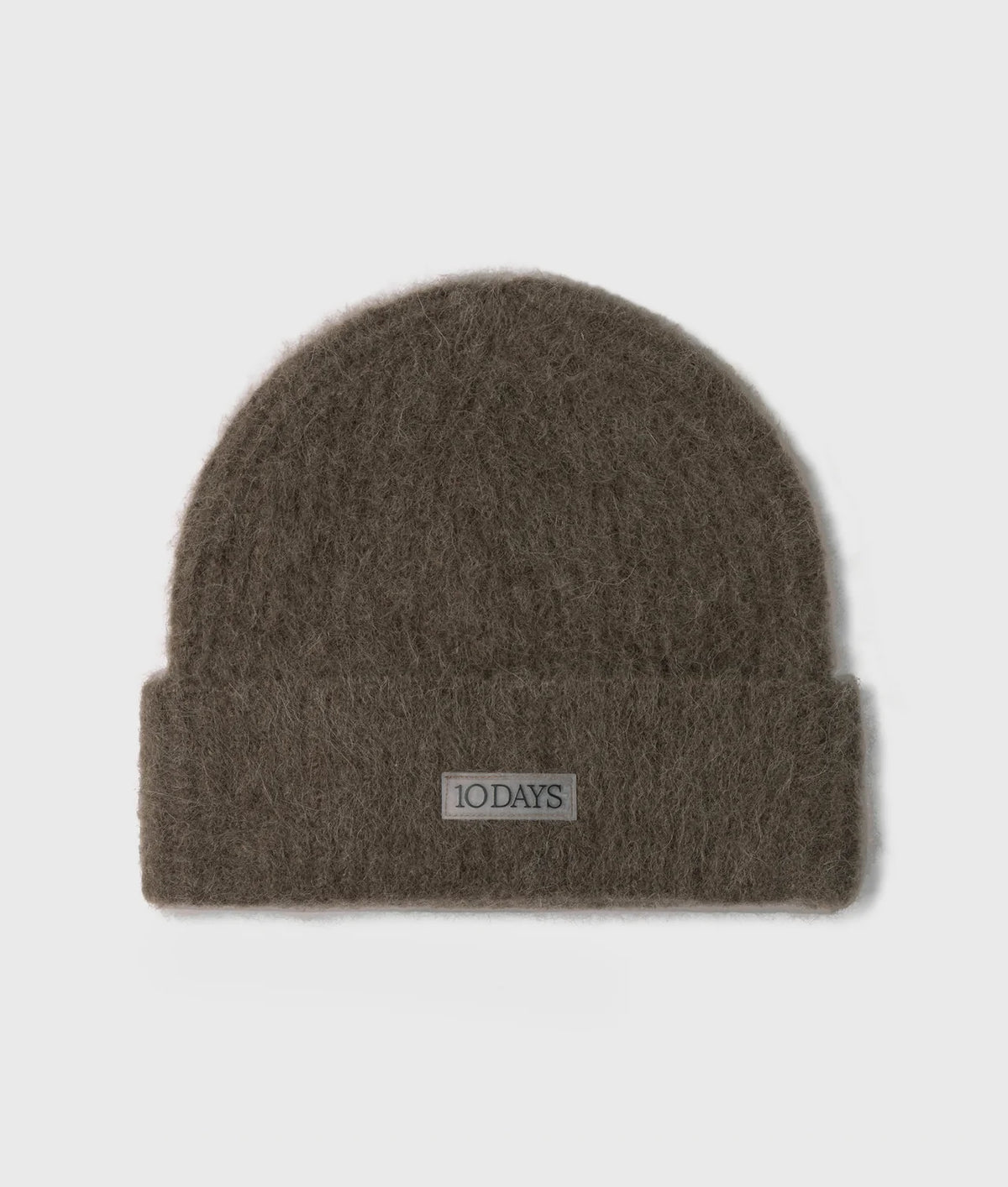 10DAYS AMSTERDAM Hairy Knit Beanie Portobello