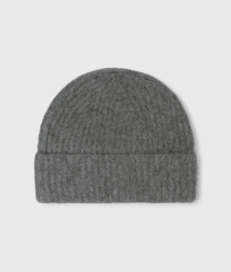 10DAYS AMSTERDAM Beanie aus Alpakamix Grey Melee