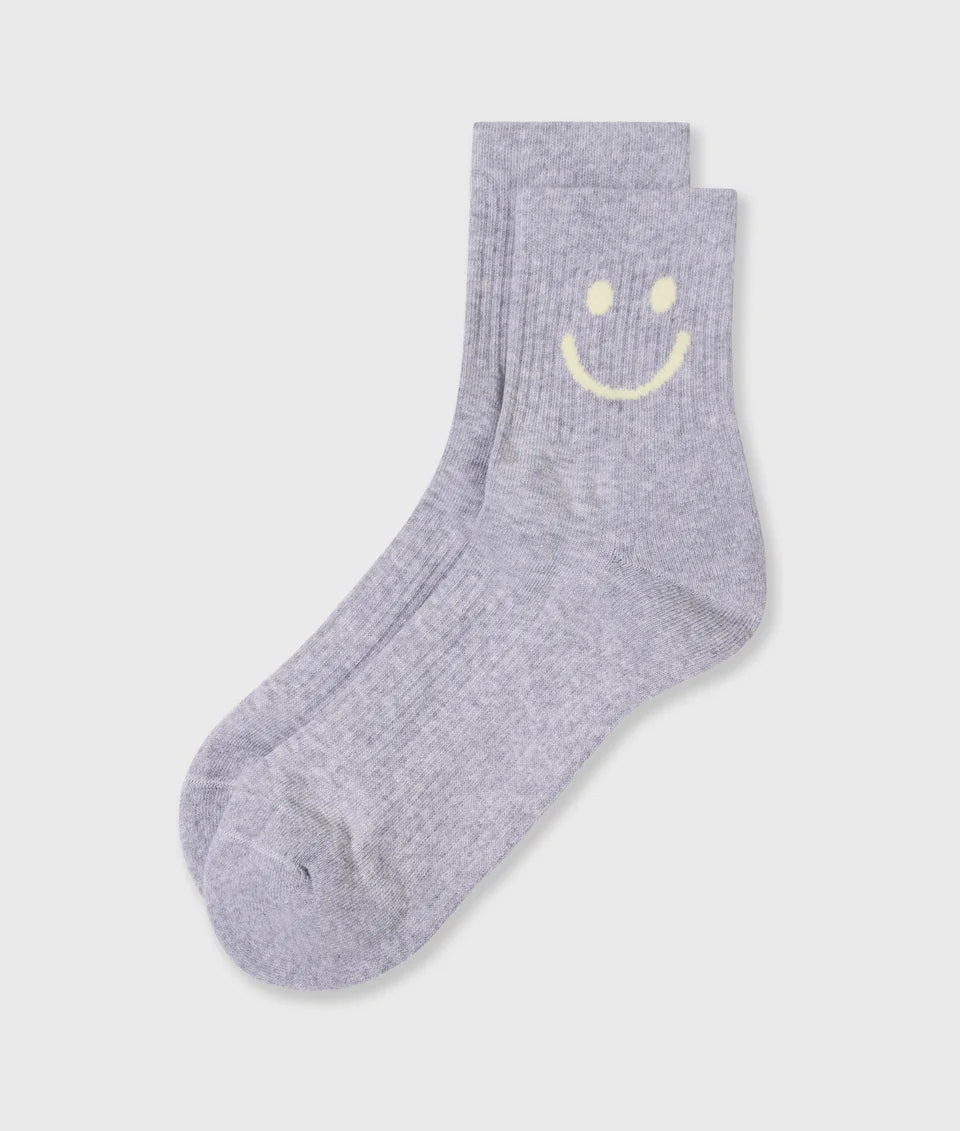 10DAYS AMSTERDAM Socks Smile Light Grey