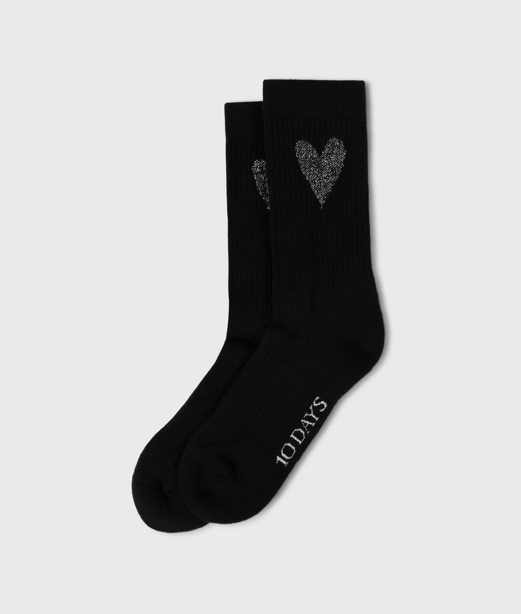 10DAYS AMSTERDAM Socks Heart Black