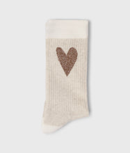 Lade das Bild in den Galerie-Viewer, 10DAYS AMSTERDAM Socks Heart White Melee
