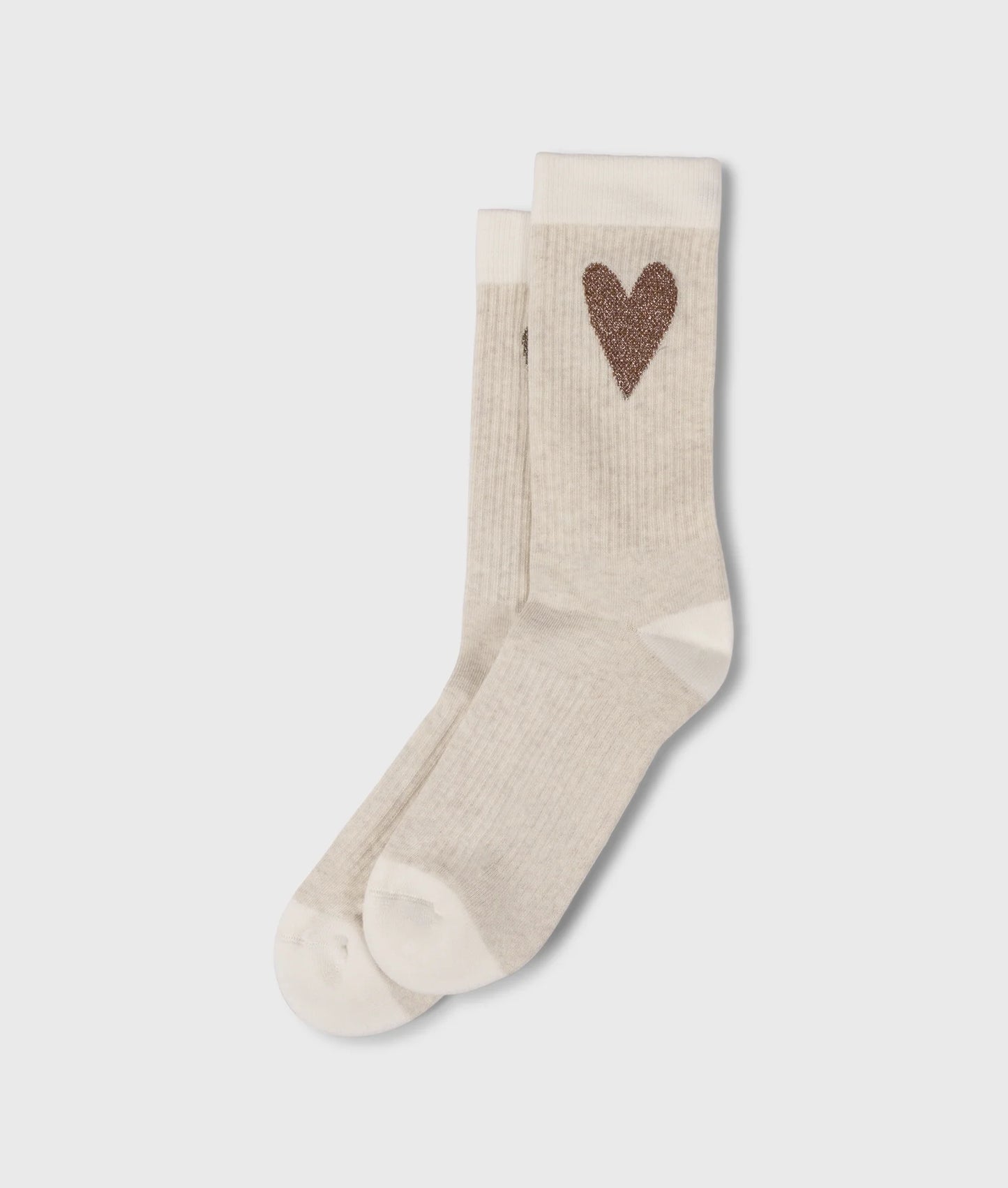 10DAYS AMSTERDAM Socks Heart White Melee