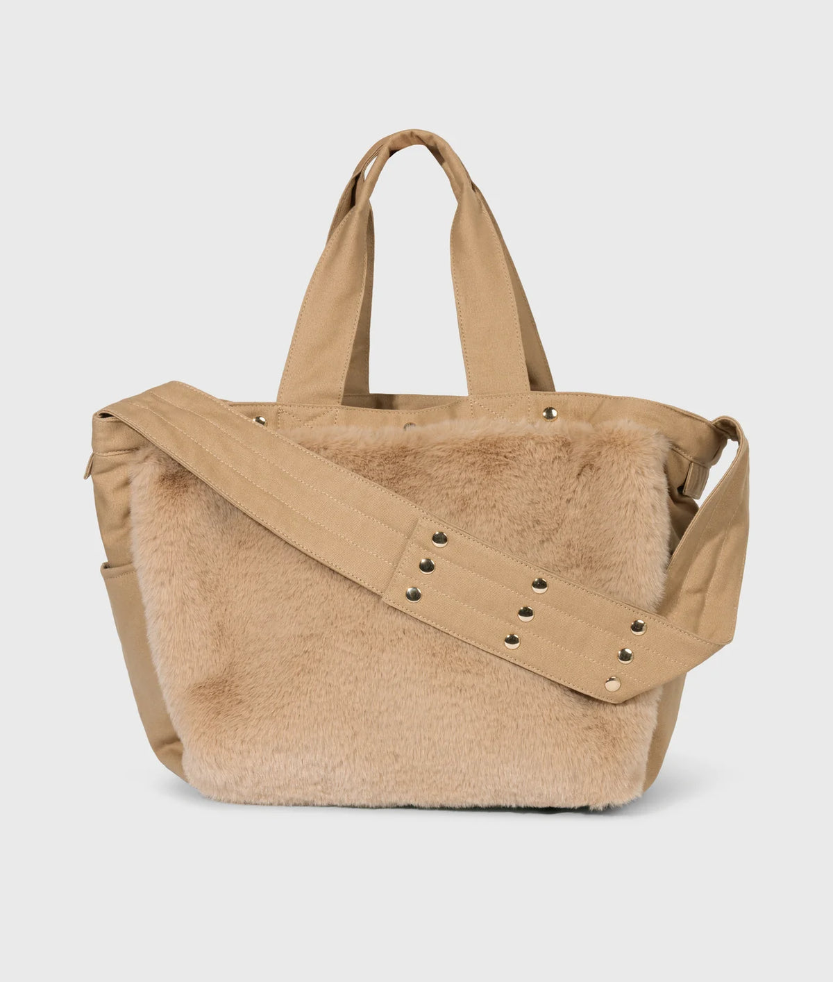 10DAYS AMSTERDAM Fluffy Shopper Grey Mango