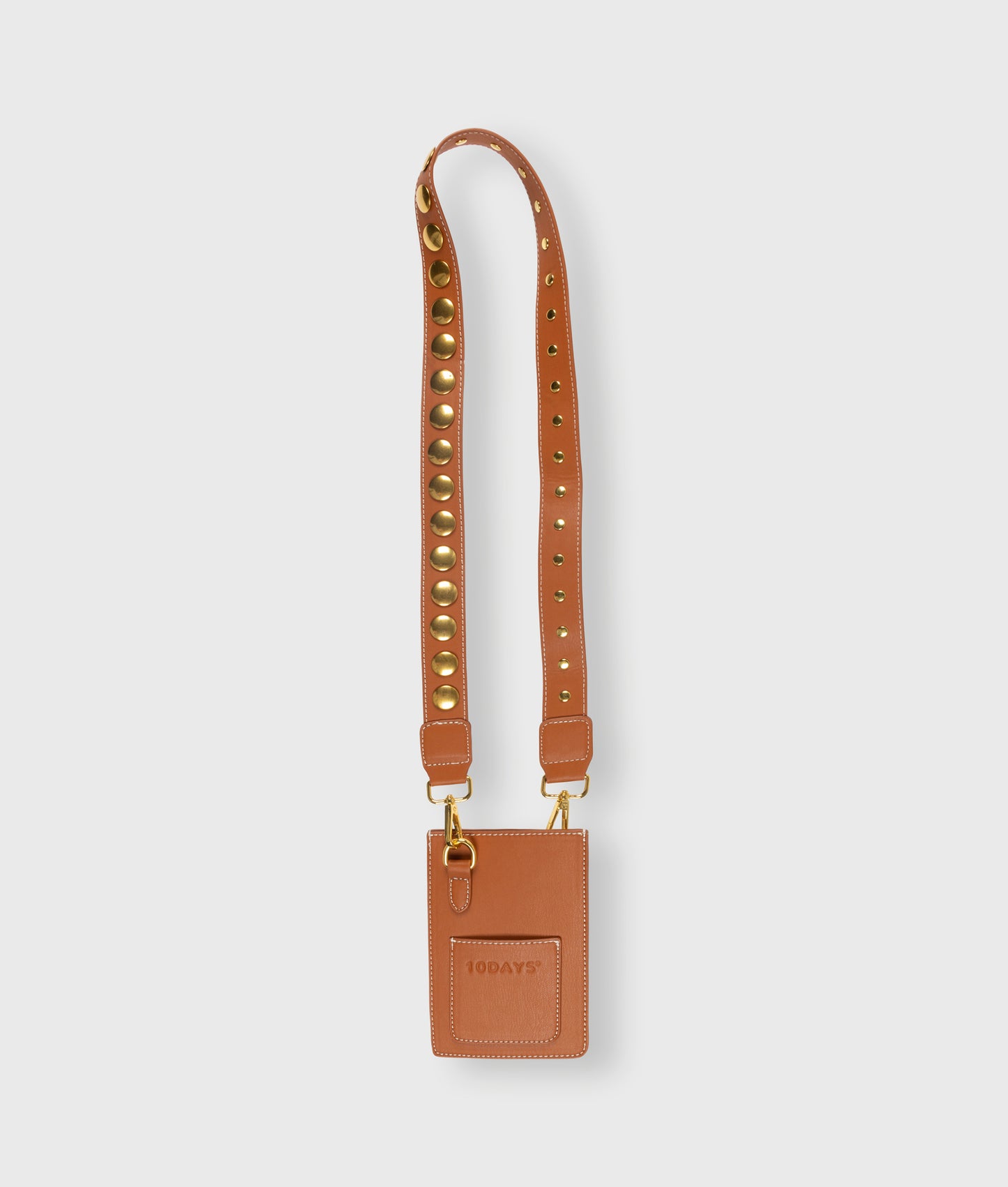 10 DAYS AMSTERDAM Phone Bag Caddie Brown