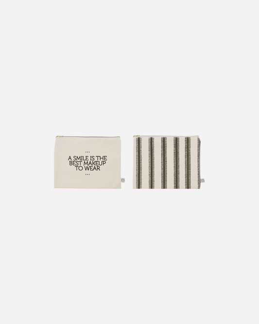 HOUSE DOCTOR Canvas Clutches 2-er Set