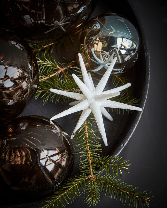 HOUSE DOCTOR Ornament Spike mit Glitter in 2 Größen
