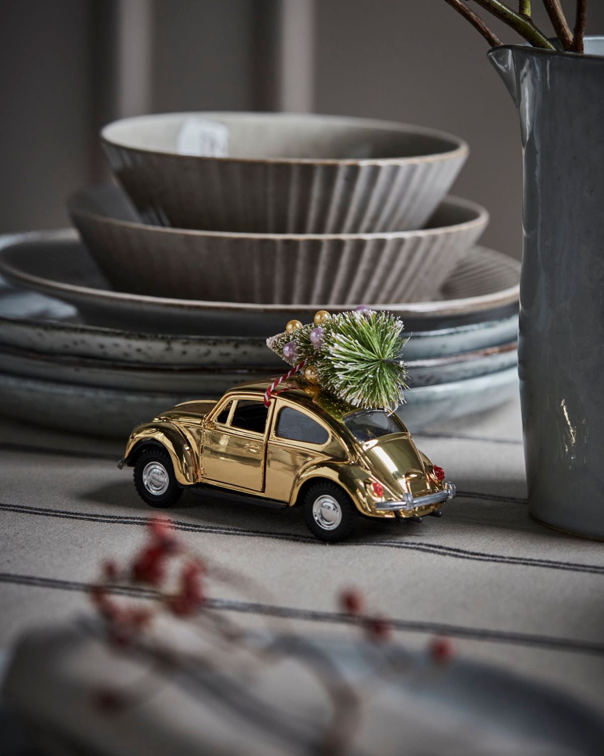 HOUSE DOCTOR Xmas Car Golden in 2 Größen