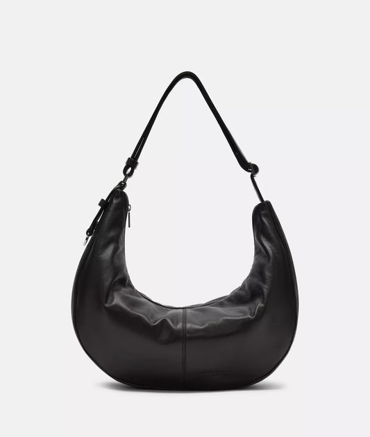 LIEBESKIND BERLIN Hobobag Moon M Black