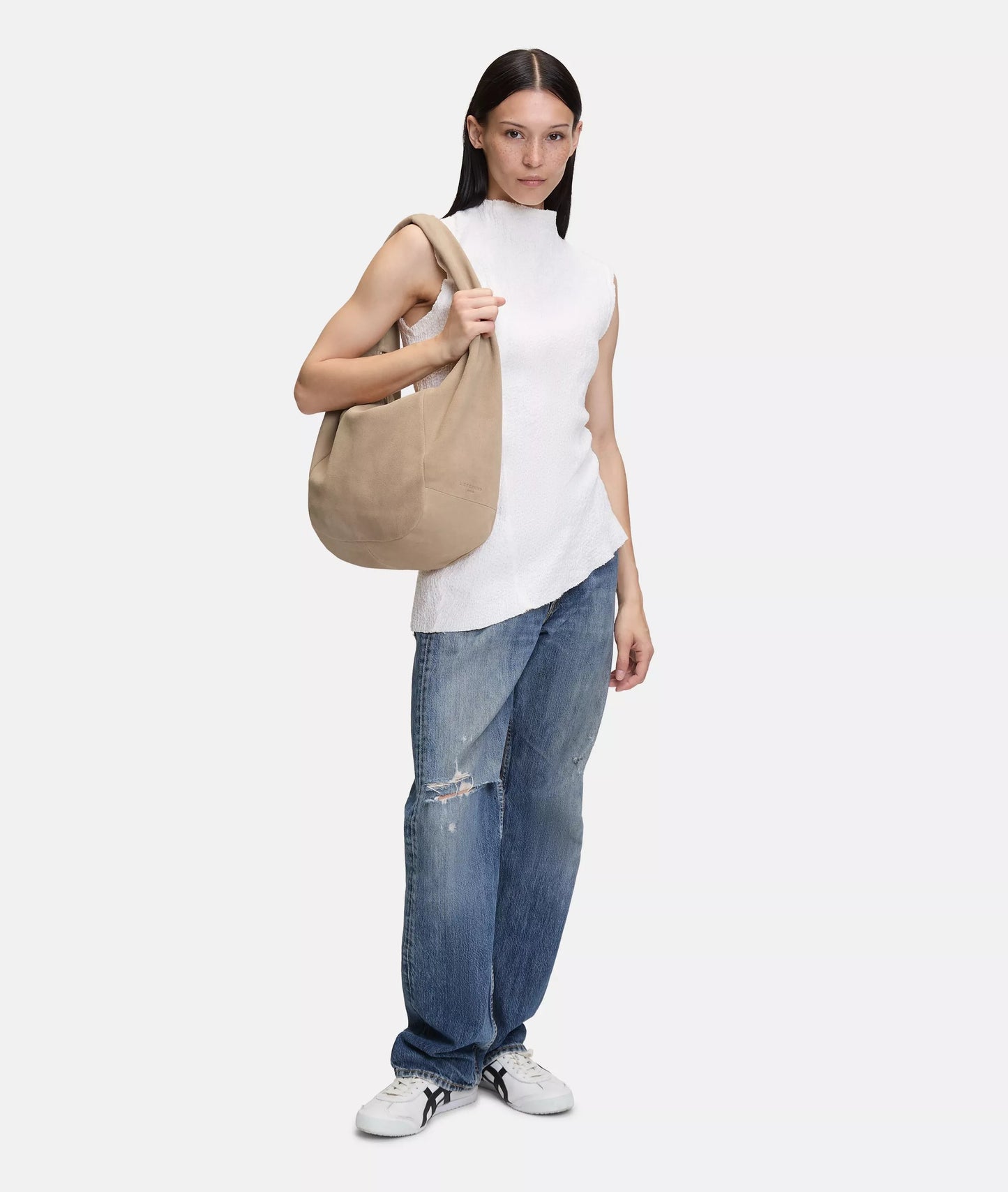 LIEBESKIND BERLIN Farrah Hobo M Veloursleder