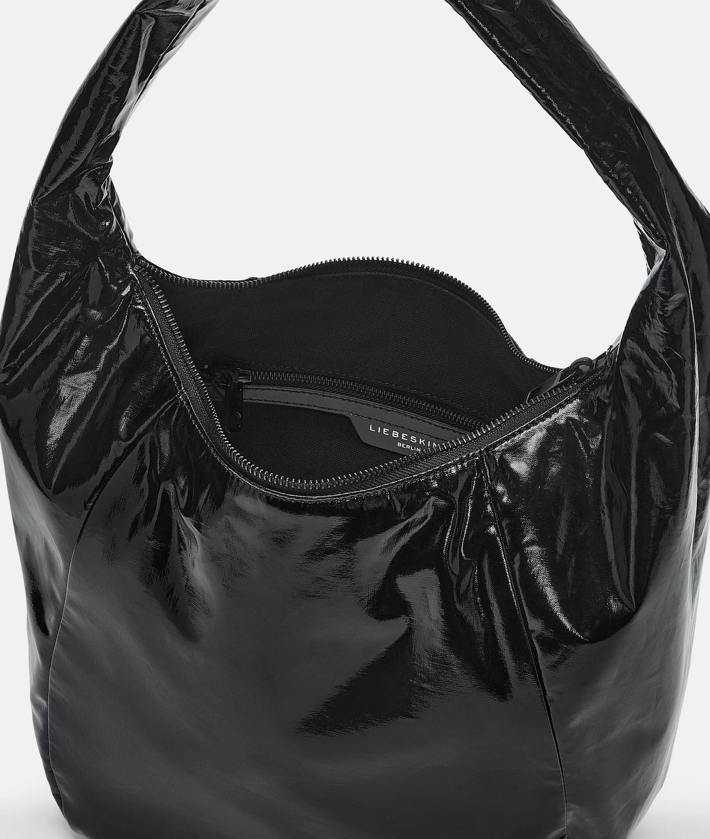 LIEBESKIND BERLIN Hobobag Farrah M Lack Black