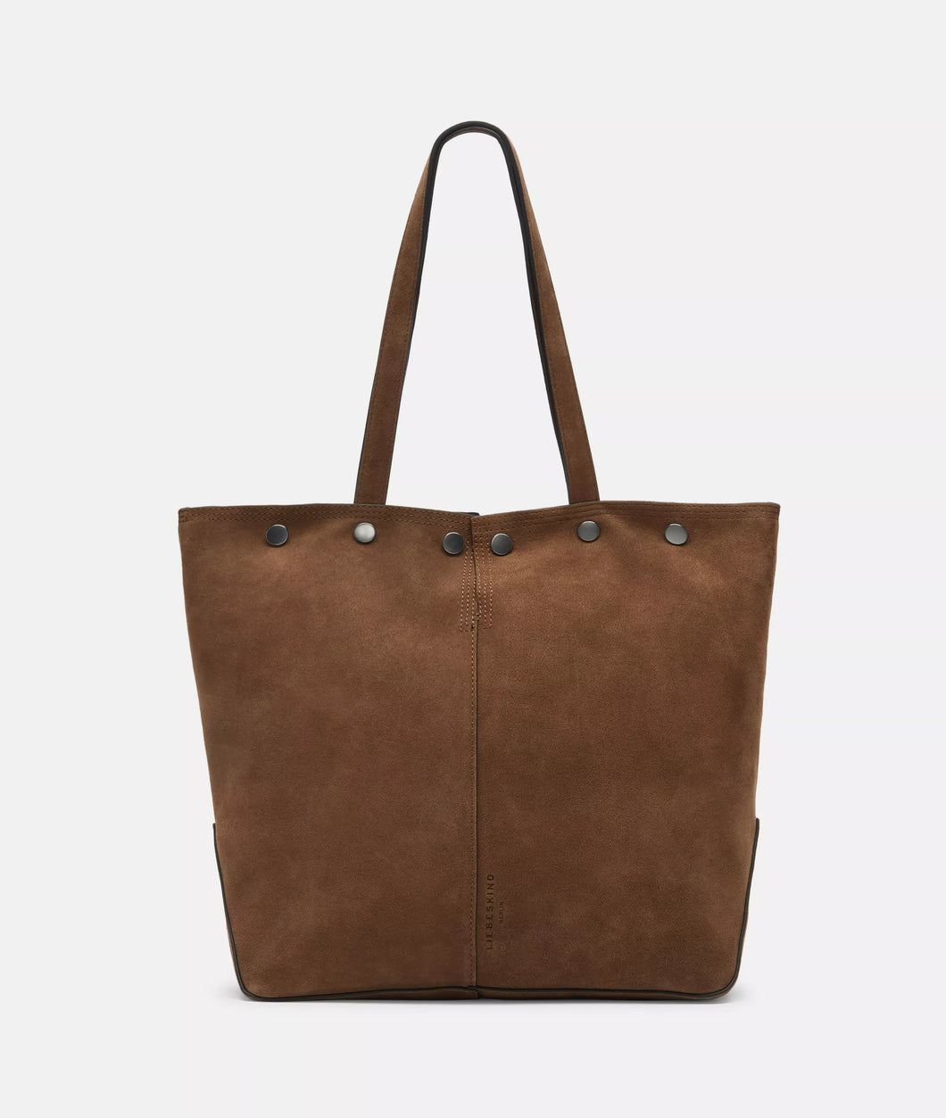 LIEBESKIND BERLIN Rive Tote L Veloursleder Cognac