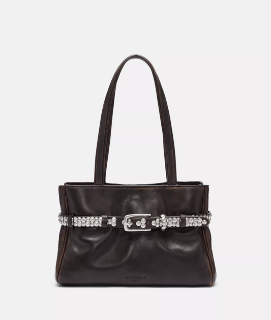 LIEBESKIND BERLIN Nori Satchel M Dunkelbraun