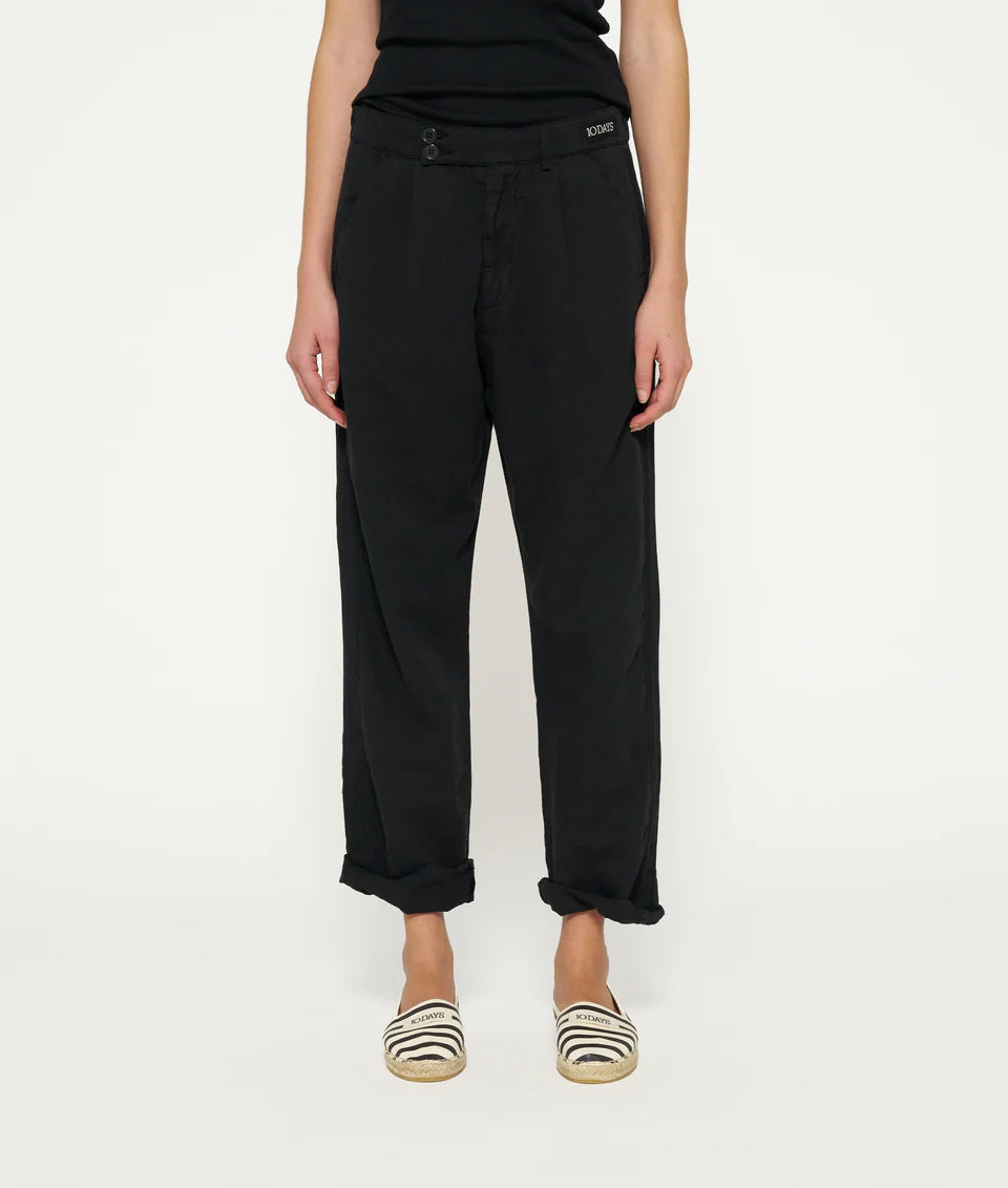 10 DAYS AMSTERDAM Pants Twill Black