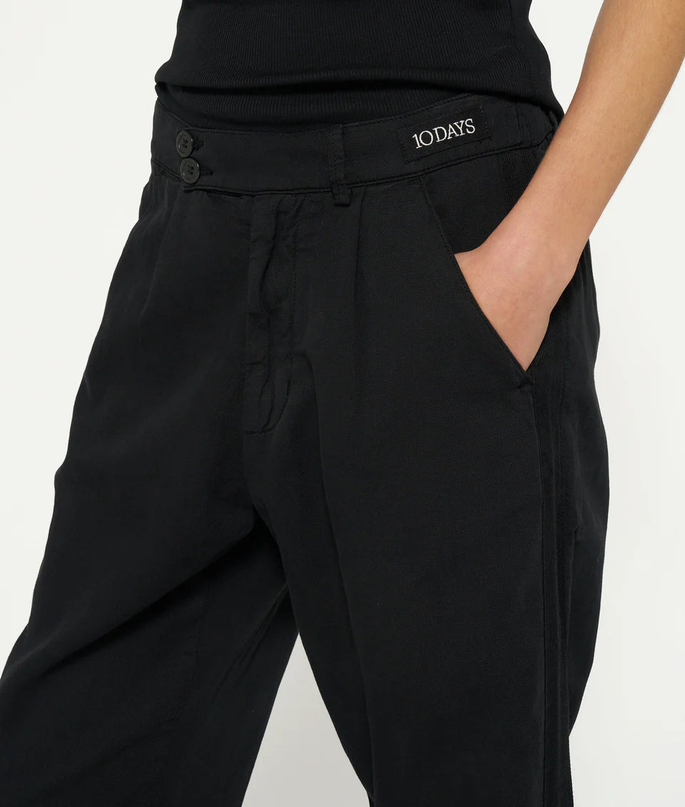 10 DAYS AMSTERDAM Pants Twill Black