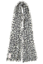 Lade das Bild in den Galerie-Viewer, PURSCHÖN Pure Cashmere Schal Slim Leo black-grey
