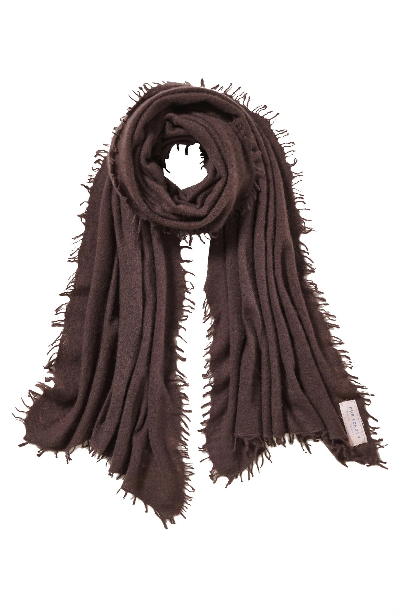 PURSCHÖN Pure Cashmere Schal Testa Moro Braun