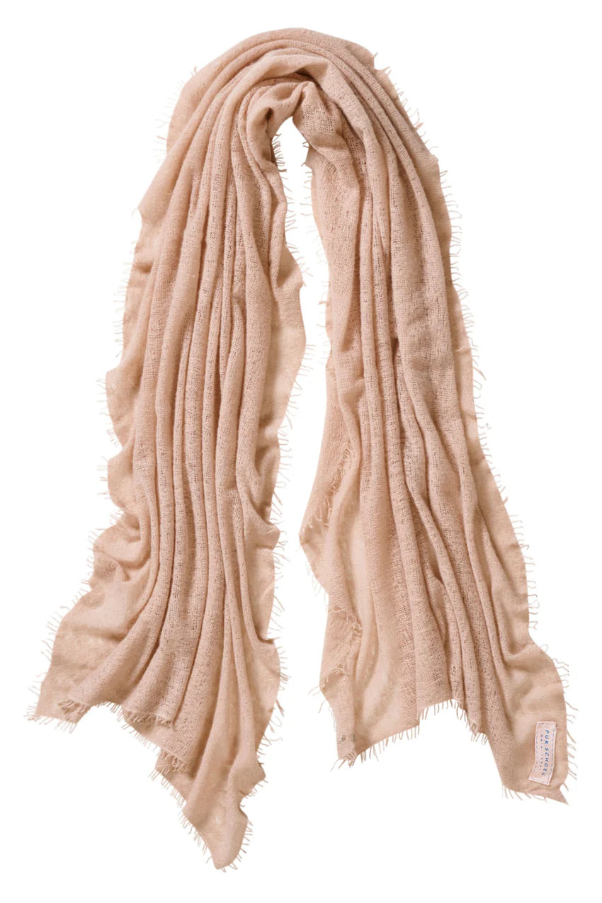 PURSCHÖN Pure Cashmere Schal Camel Classic