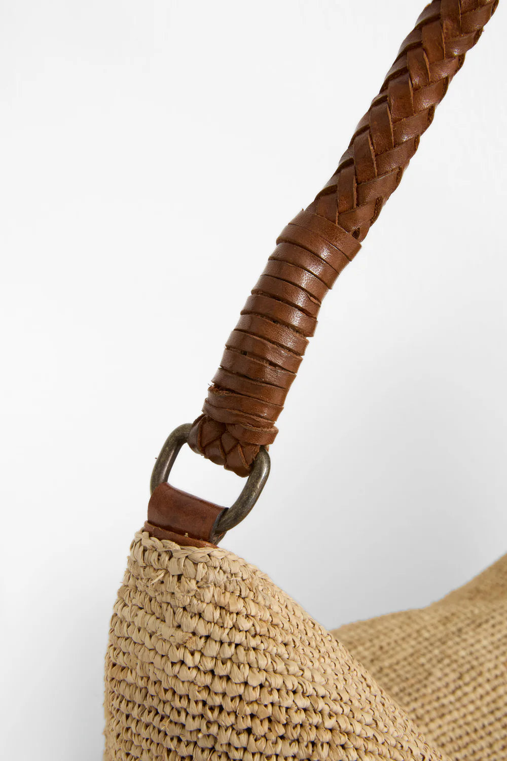 IBELIV Hobotasche Utopia aus Raffia - Tea