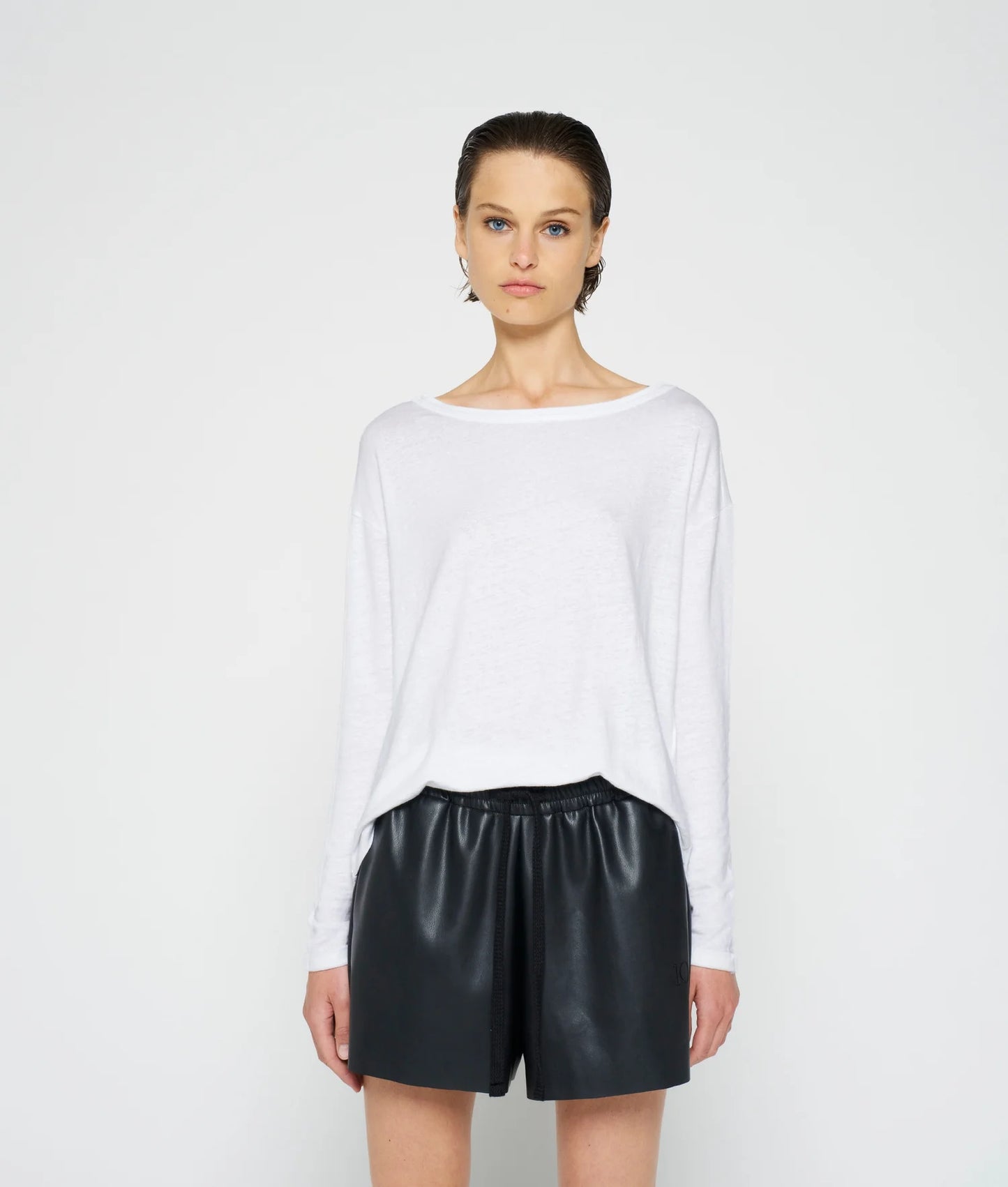 10 DAYS AMSTERDAM Longsleeve Tee Linen white