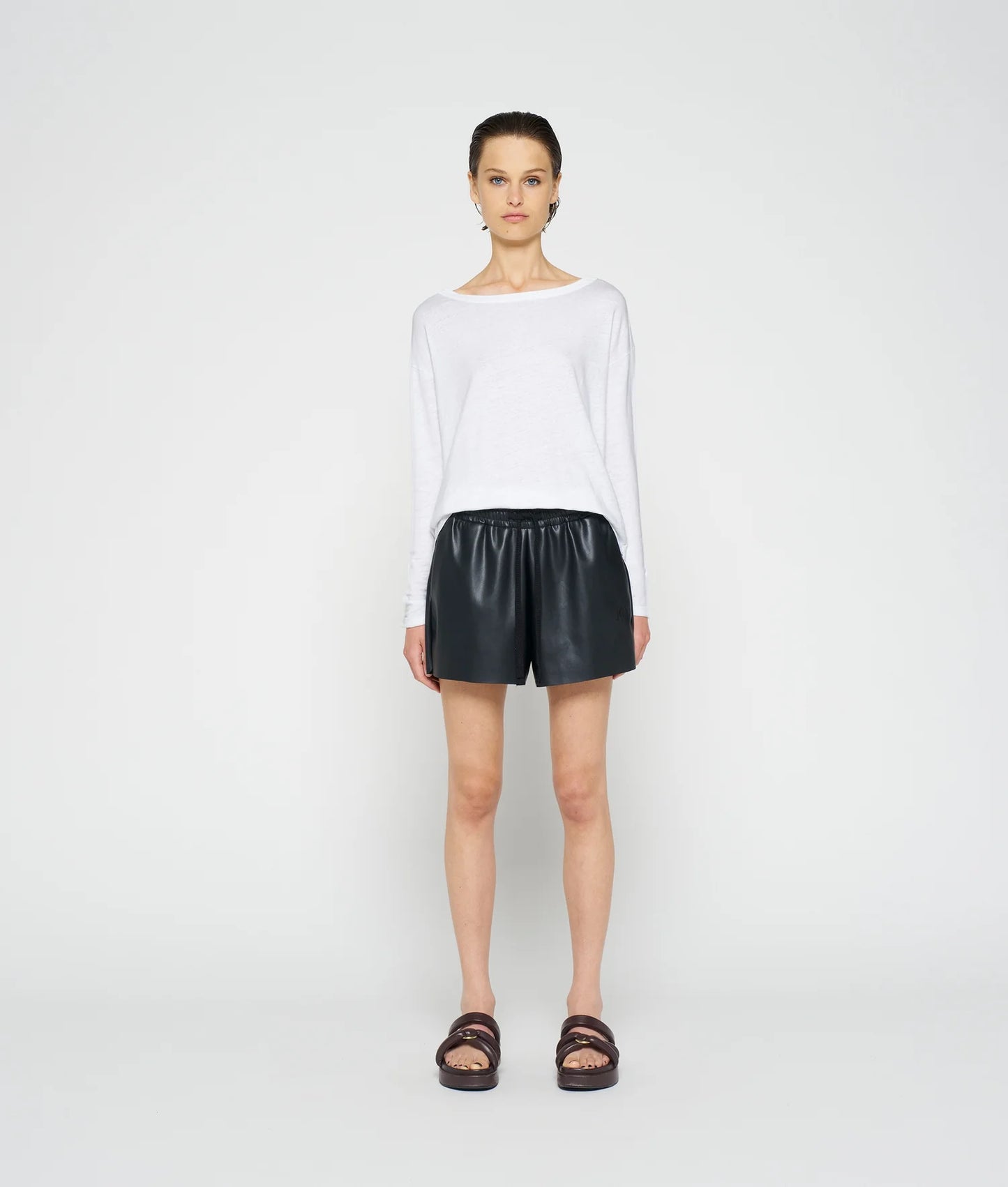 10 DAYS AMSTERDAM Longsleeve Tee Linen white