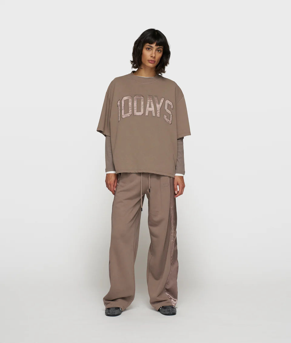 10DAYS AMSTERDAM Short Sleeve Sweater Moonrock