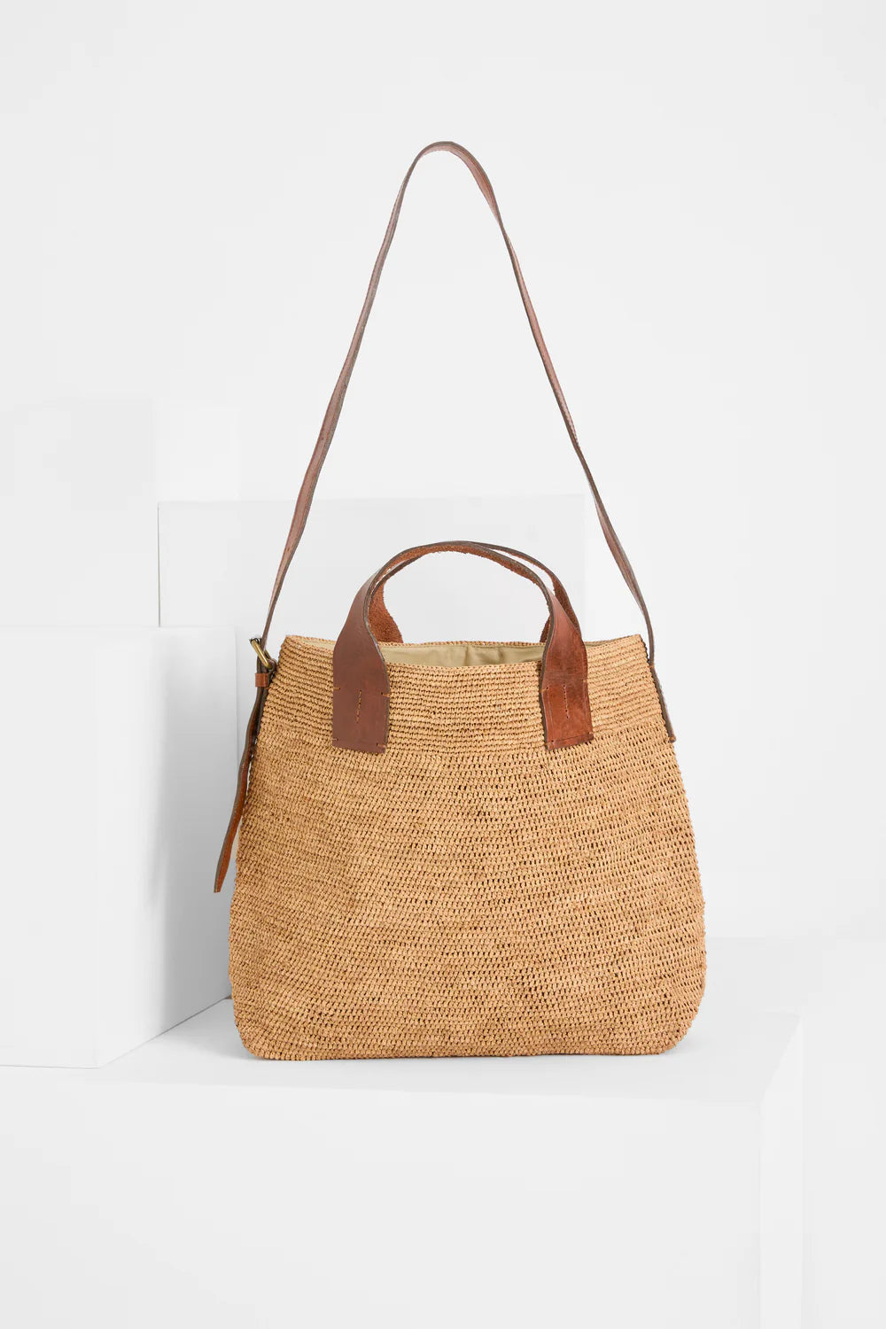 IBELIV Cabastasche Mety aus Raffia - Tea