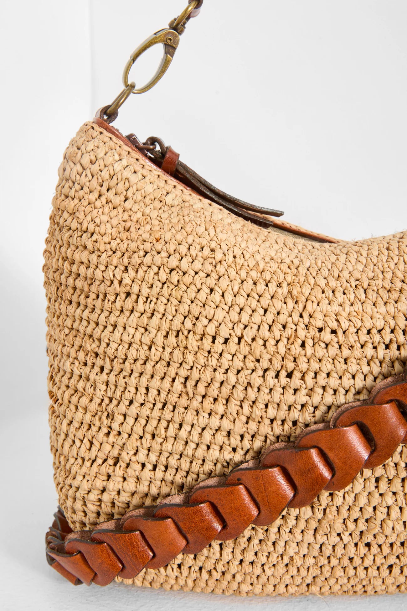 IBELIV Tasche Mihaja aus Raffia - Tea