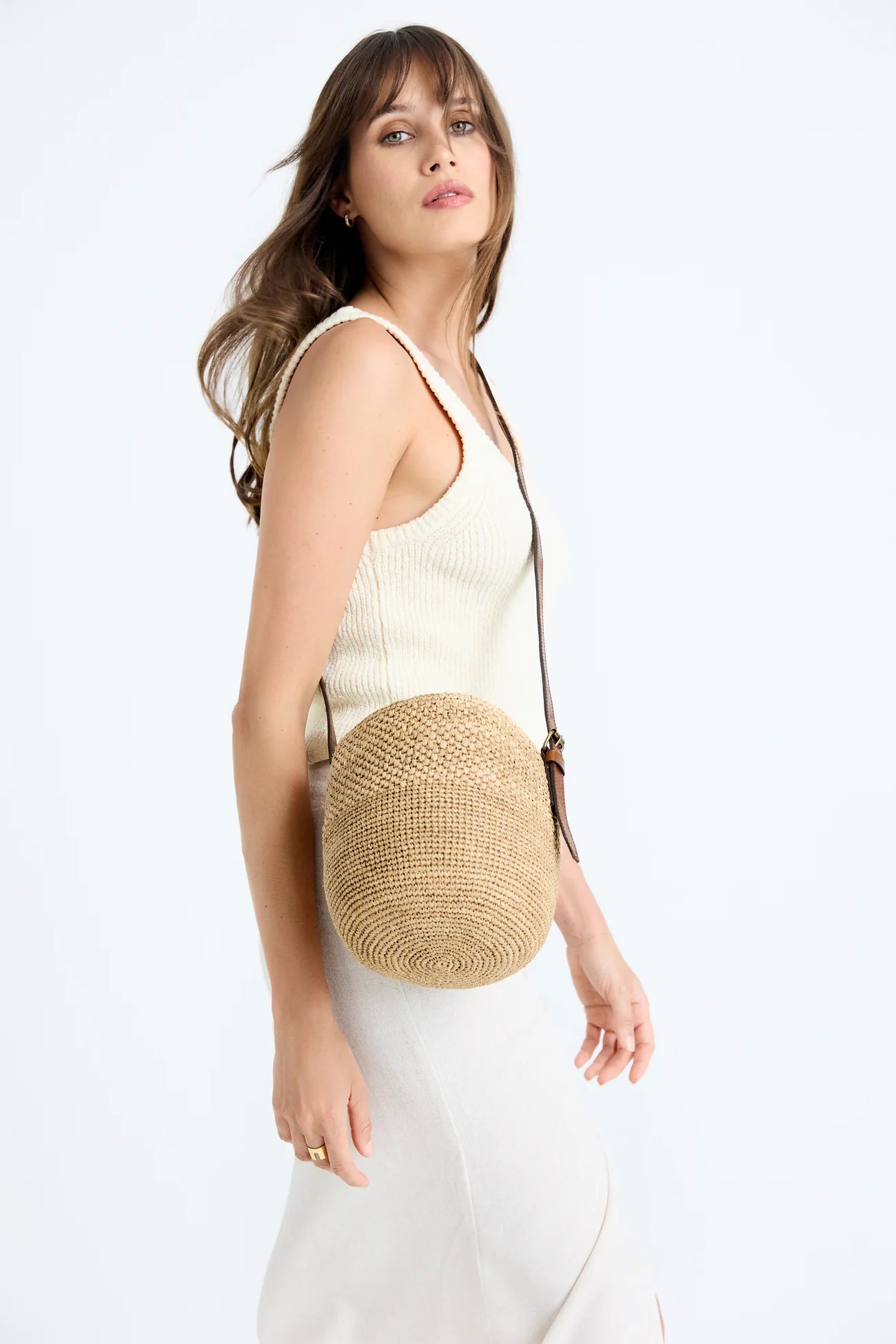 IBELIV Bag Maika aus Raffia - Tea