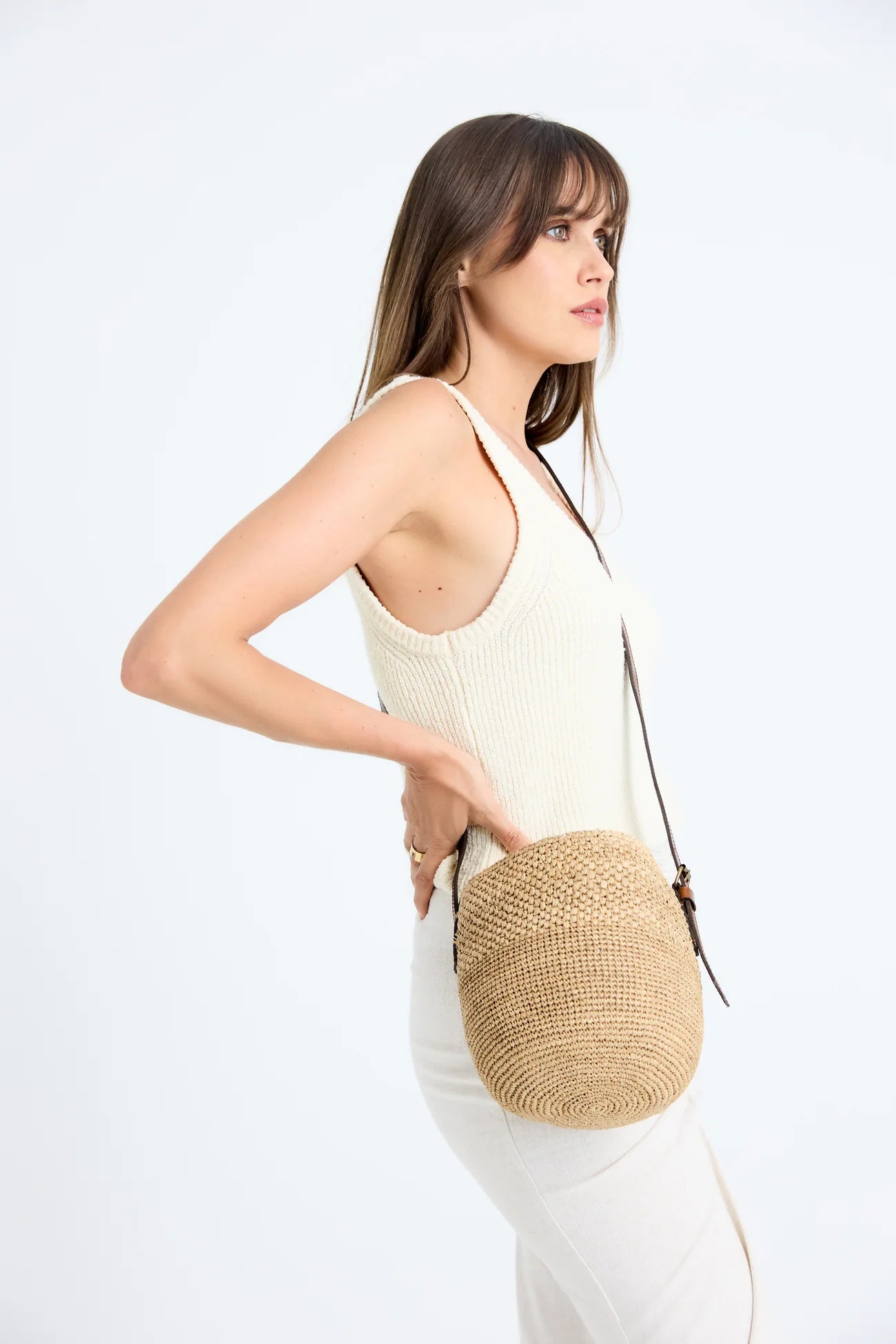 IBELIV Bag Maika aus Raffia - Tea
