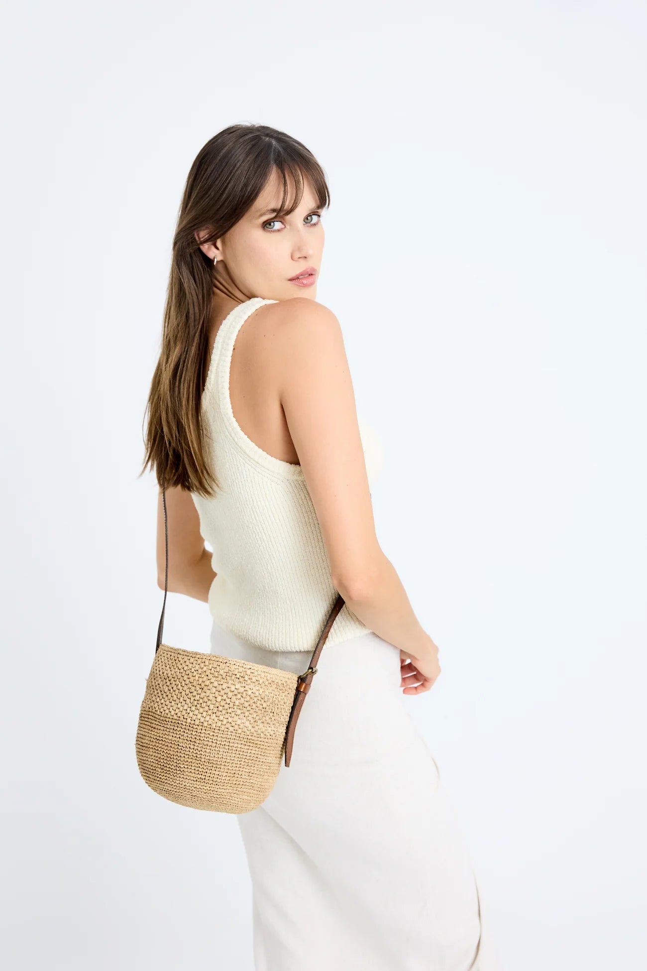 IBELIV Bag Maika aus Raffia - Tea