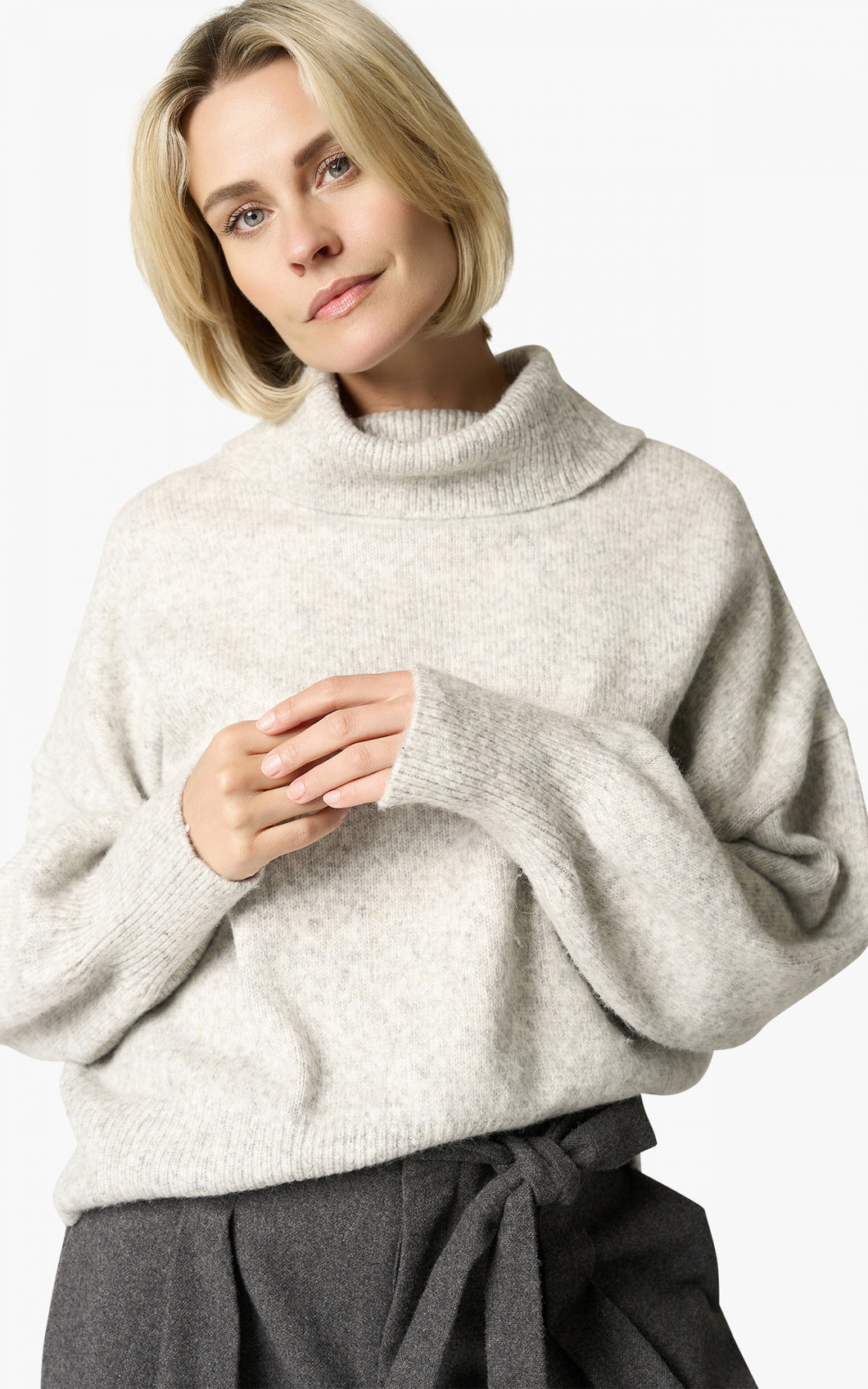 AIMEE THE LABEL Pullover MatteoA Light Grey