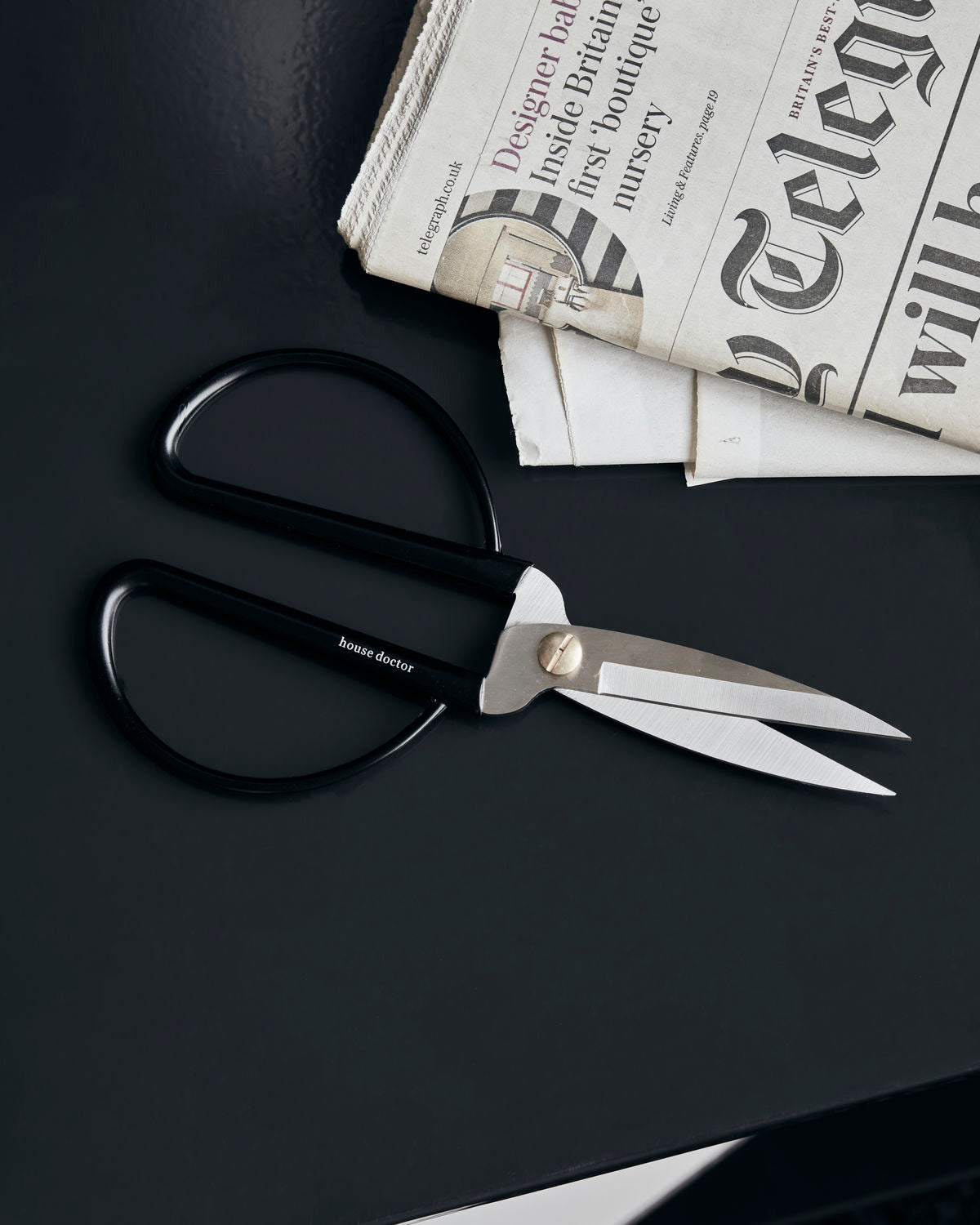 HOUSE DOCTOR Schere Shears schwarz-silber