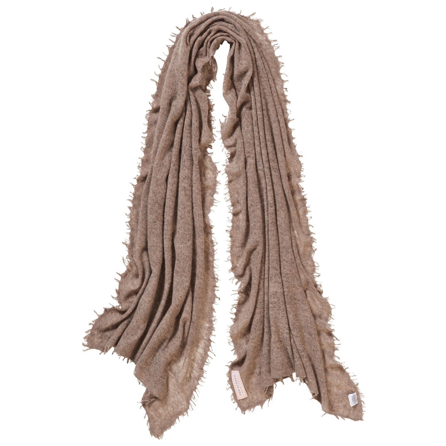 PURSCHÖN Pure Cashmere Schal Coffee Melange