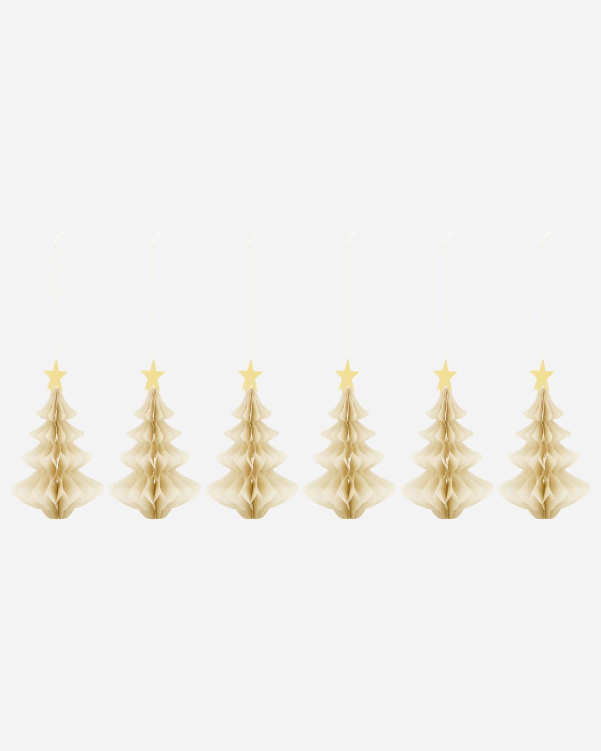 HOUSE DOCTOR Ornamente HD Tree Ivory 6-er Set