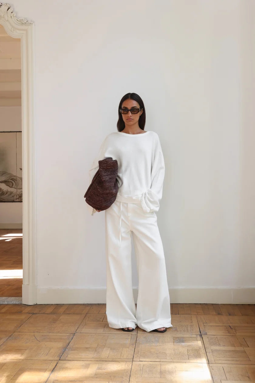 CLUB L'AVENIR Jaya'CL Sweat Off White