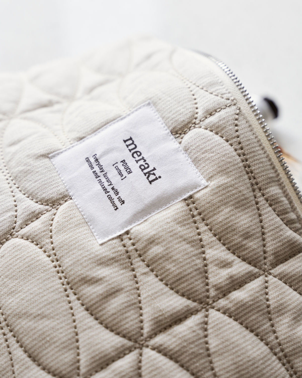MERAKI Kosmetiktasche Mentha Offwhite