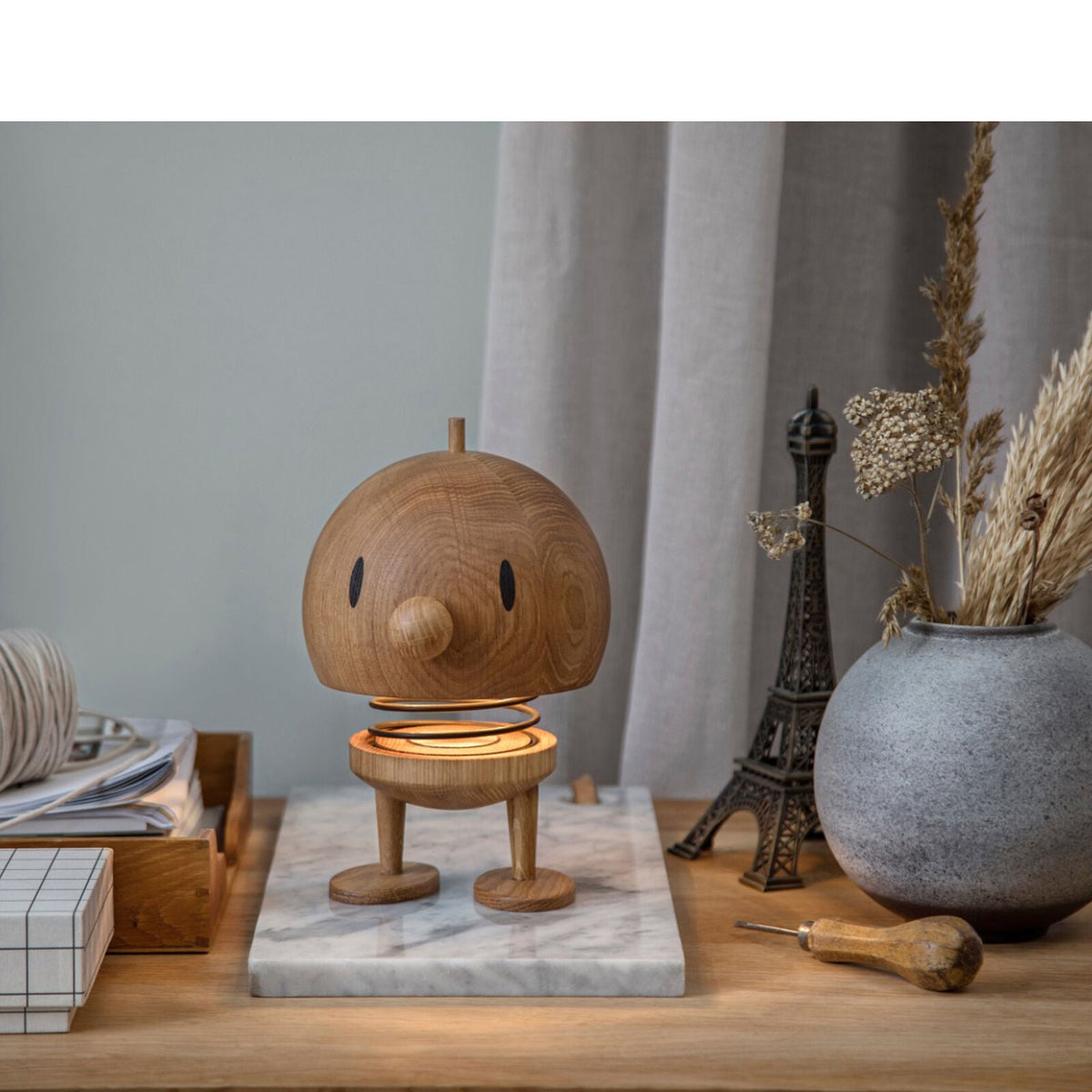 HOPTIMIST Bumble LED Lampe L Oak