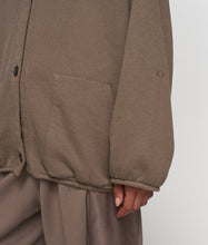 Lade das Bild in den Galerie-Viewer, 10DAYS AMSTERDAM Baseball Cardigan Fleece Moonrock
