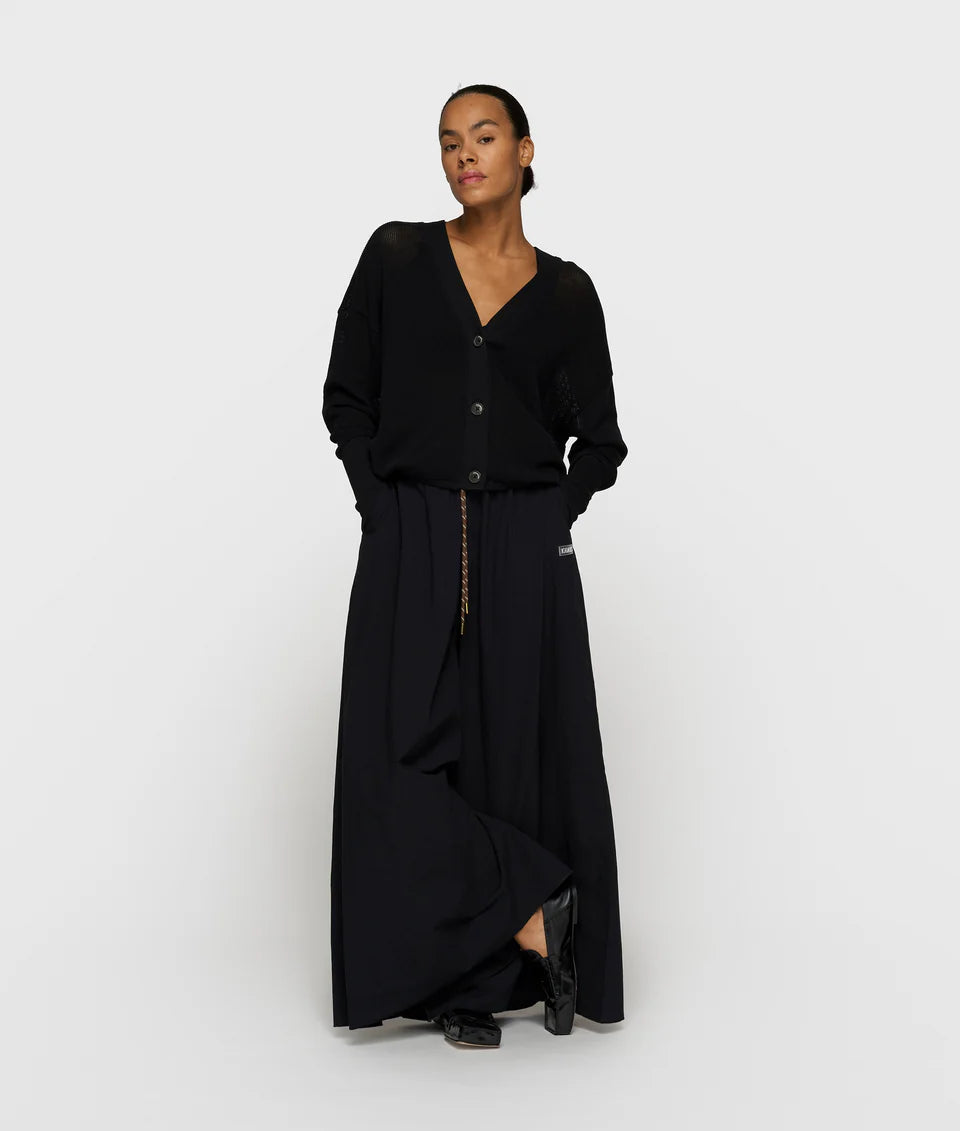 10DAYS AMSTERDAM Wide Pants Poplin Black
