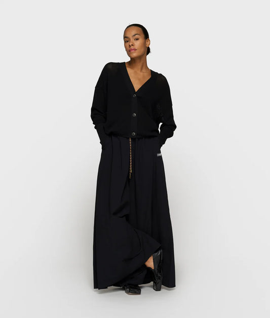 10DAYS AMSTERDAM Wide Pants Poplin Black
