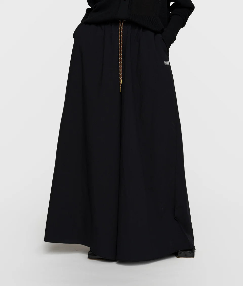 10DAYS AMSTERDAM Wide Pants Poplin Black