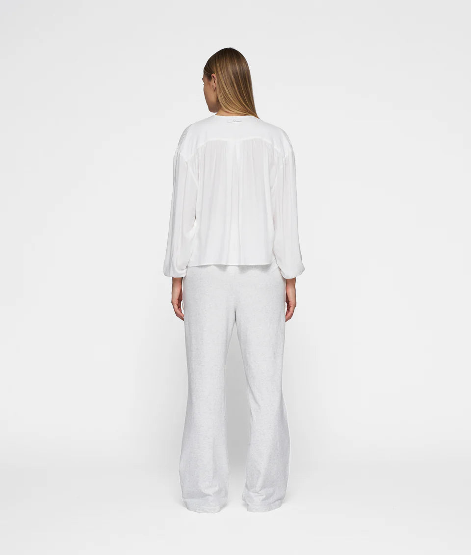 10DAYS AMSTERDAM Flowy Blouse Ecru