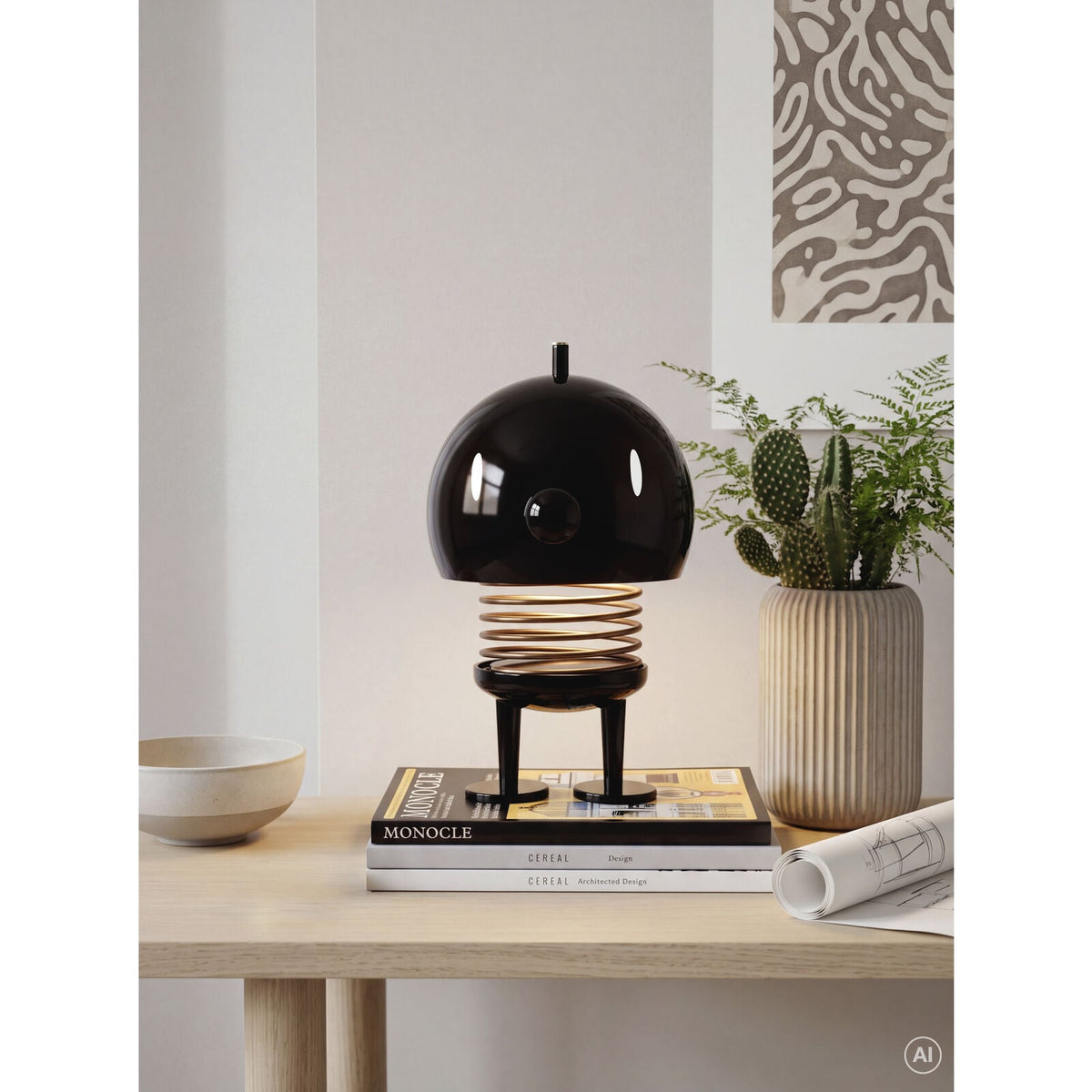 HOPTIMIST Bumble LED Lampe L Black