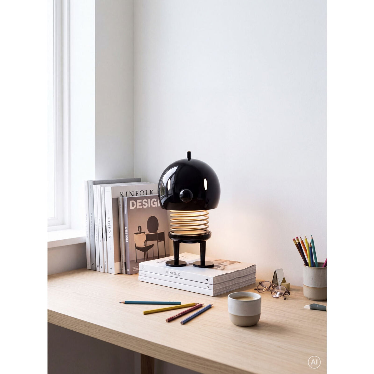 HOPTIMIST Bumble LED Lampe L Black