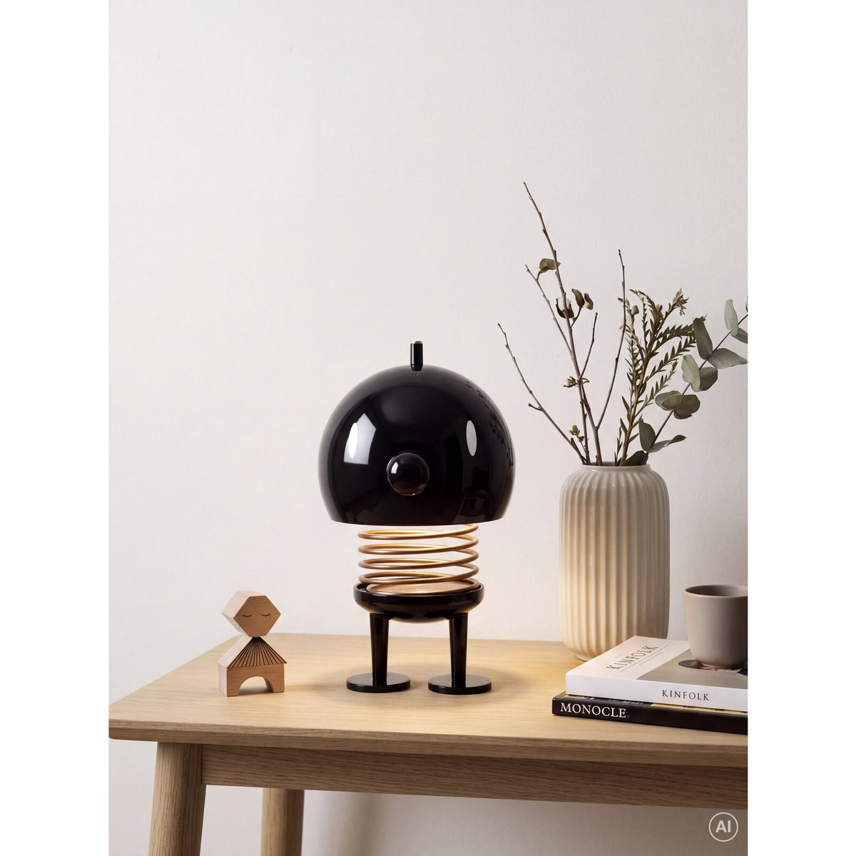 HOPTIMIST Bumble LED Lampe L Black