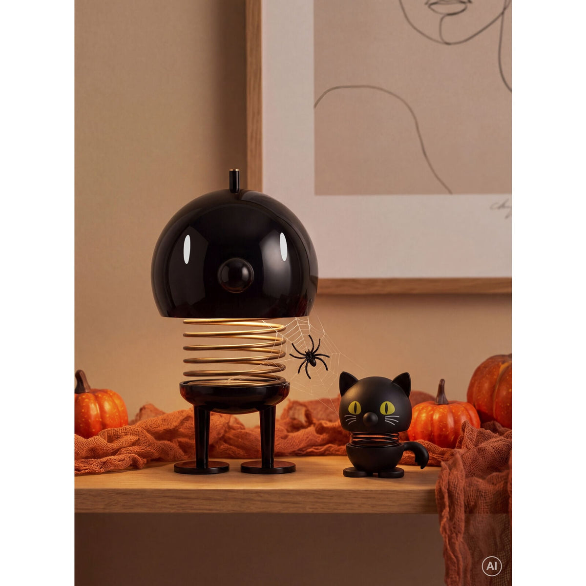 HOPTIMIST Bumble LED Lampe L Black