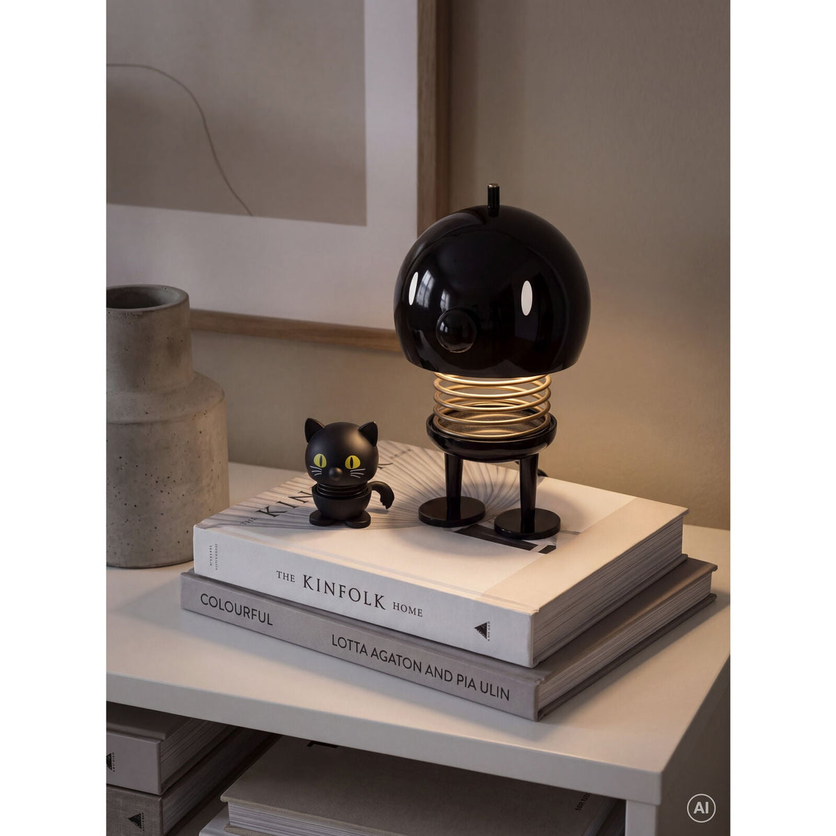 HOPTIMIST Bumble LED Lampe L Black