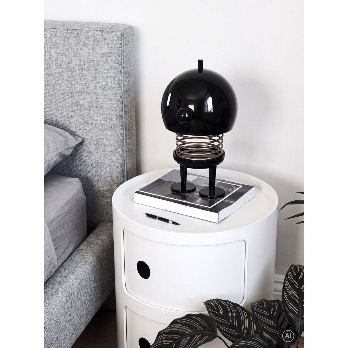 HOPTIMIST Bumble LED Lampe L Black