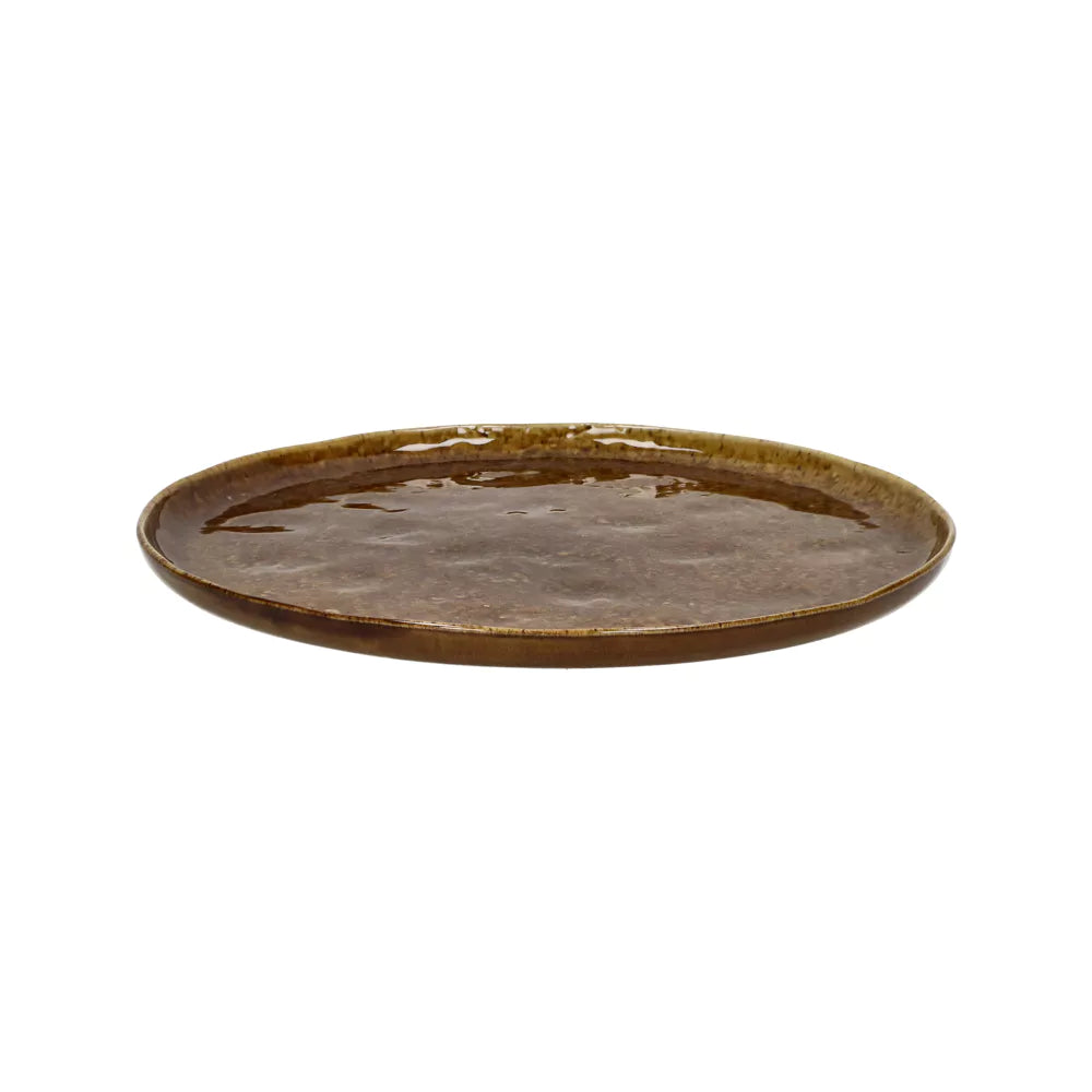 POMAX Spiro Dessertteller braun